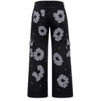 Midnight Crystal Cargo Jeans