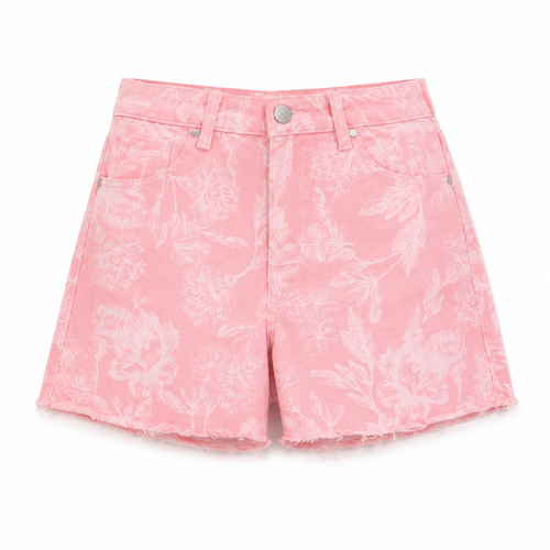 Blushing Blooms Floral Shorts