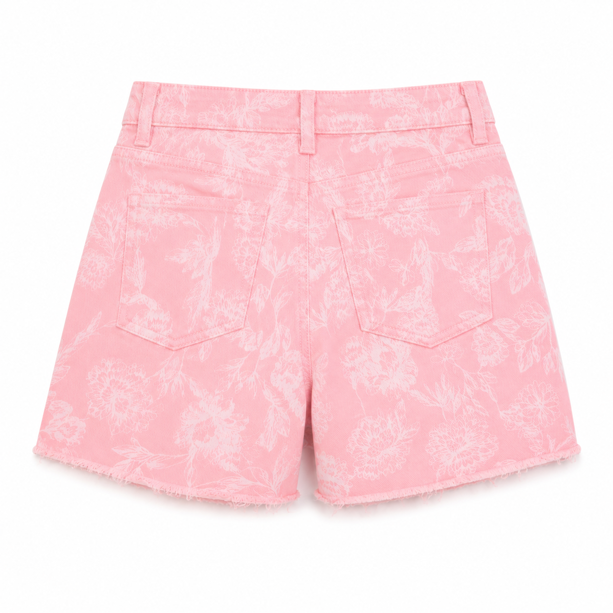 Blushing Blooms Floral Shorts