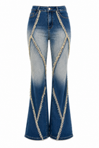 Diamond Trail Flare Jeans