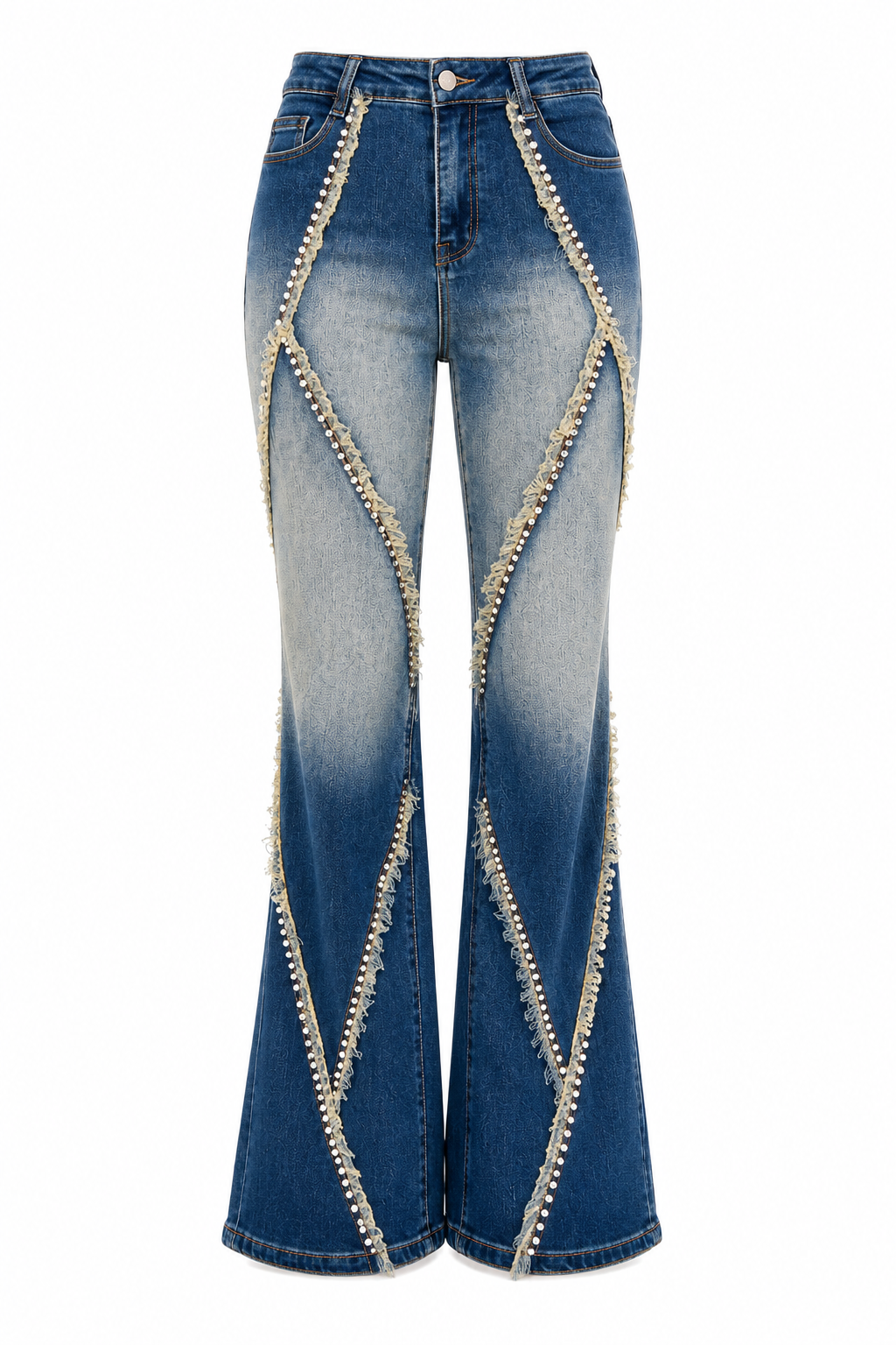 Diamond Trail Flare Jeans